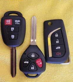 CAR KEY AND REMOTES TOYOTA