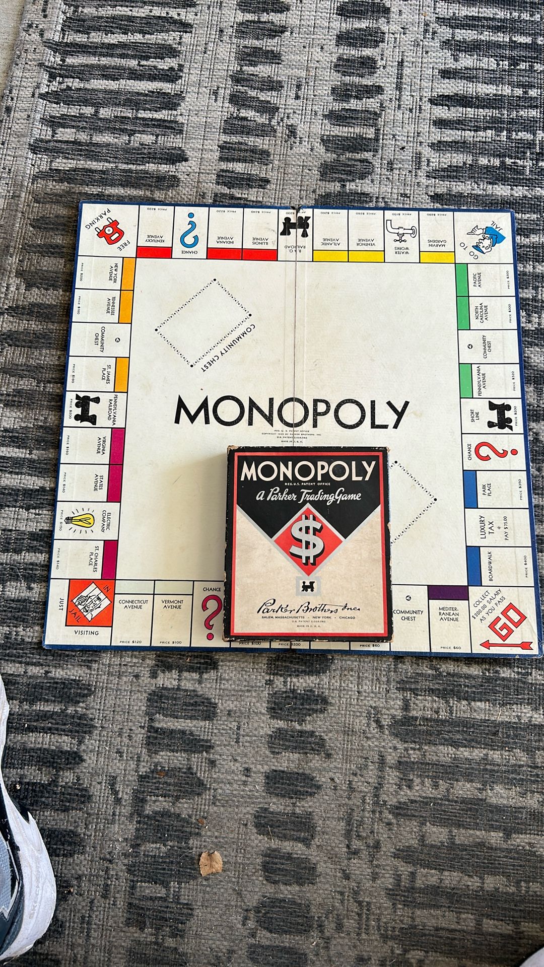 monopoly game antique