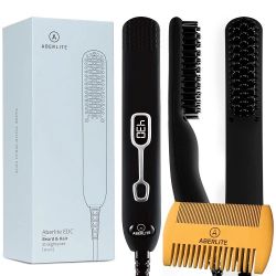 Aberlite EDC - Men's Professional Heated Beard Straightening Brush