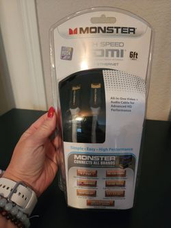 **NEW Sealed Monster High-Speed HDMI Cable 6ft with Ethernet**