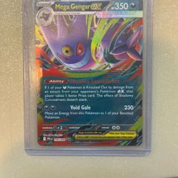 Pokemon Mega Gengar EX Card Mint!