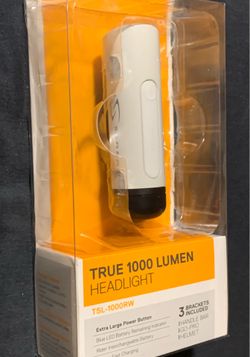 Serfas TSL1000 Headlight with Handlebar, Helmet, & Gopro Mounts