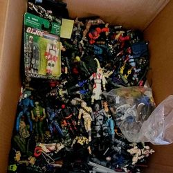 Gi Joe 3.75 Action Figure Lot 80+ Figures Vehicles Pieces Accessories Vintage Modern