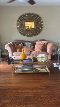 Crushed Velvet Couch