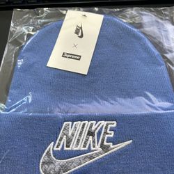 Supreme | Nike Snakeskin Beanie - Blue