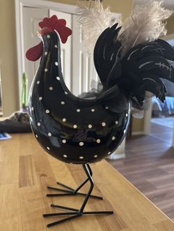 Ceramic Rooster That Rocks