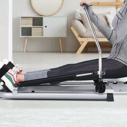 Exercise adjustable, double hydraulic Resistant Rowing Machine