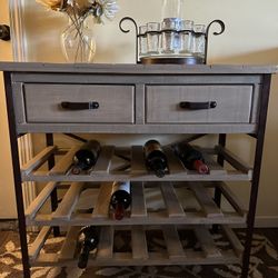 Table Wine Rack Storage 