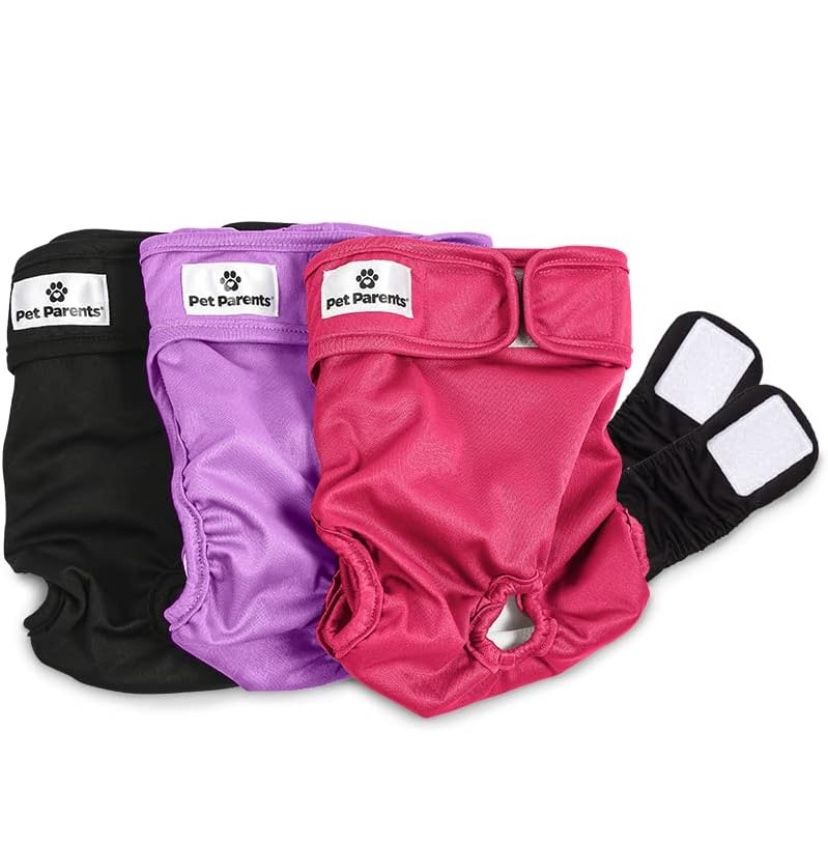 Washable Dog Diapers & Extenders XS