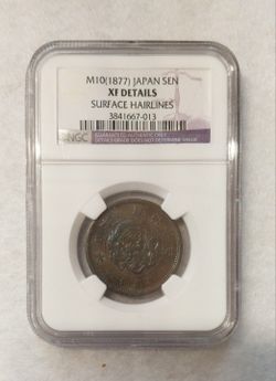 M10(1877) Japan SEN NGC Certified 