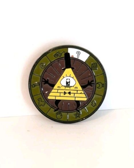 Gravity Falls Series Bill Cipher Symbol Enamel Metal Pin ✨Includes surprise✨