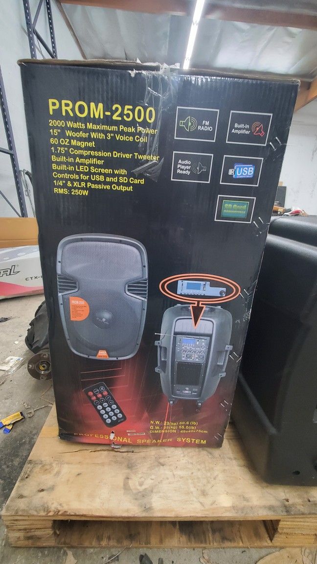 Dj Speaker Mc Brand New In Box