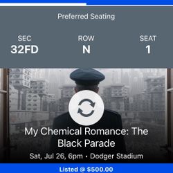 my chemical romance show 