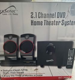 NEW SEALED Supersonic SC-35HT 2.1 Home Theater System – DVD Player & Speakers – $60 OBO