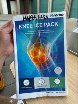 Knee ice pack wrap