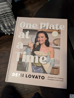 Demi Lovato Autographed Cookbook: One Plate At A Time