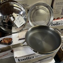 Our Place 4-piece 10.5” Titanium Always Pan Pro With Steamer