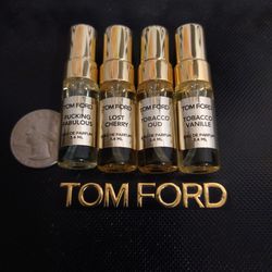 4 TOM FORD Brand Perfume assortment LOST CHERRY - FABULOUS