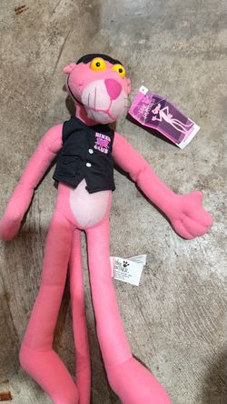 Pink Panther Biker Club Plush Stuffed Toy