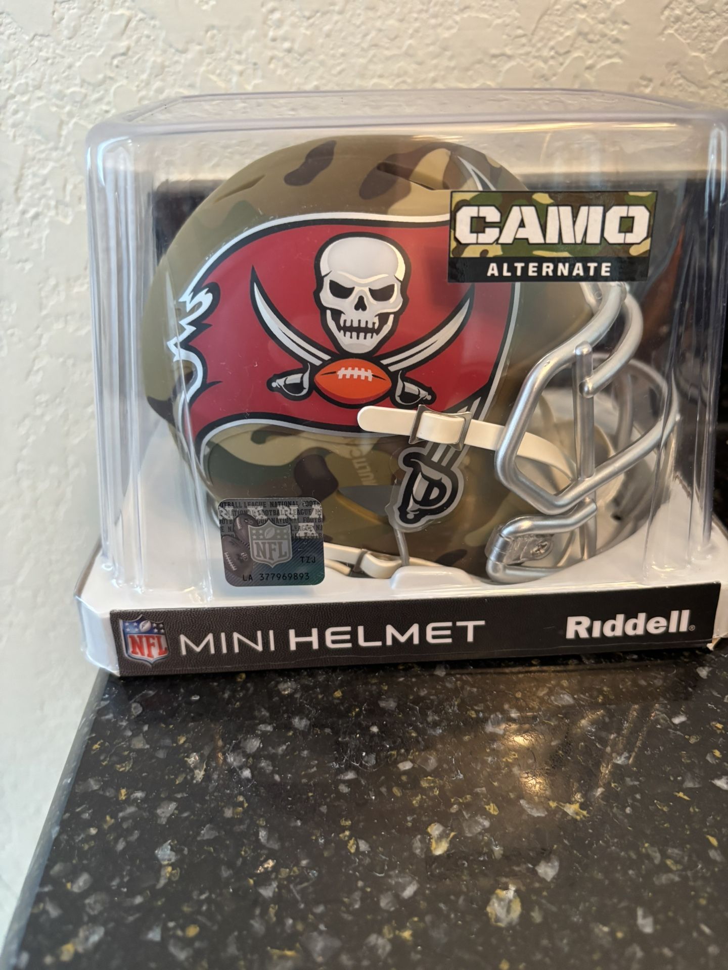 Tampa Bay Buccaneers NFL Riddell Camo Alternate Mini Helmet!