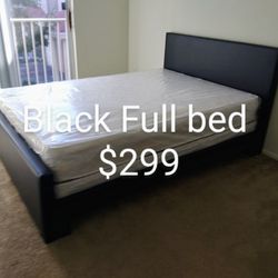 $299 Full Bed With Mattress And Boxspring Brand New Free Delivery Free Assembly 
