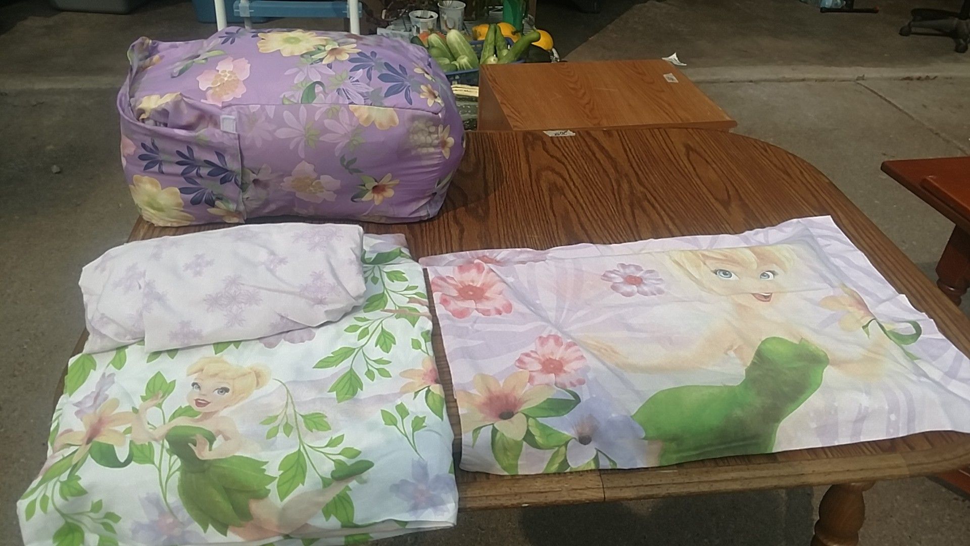 Tinkerbell Single bed Sheets and comferter