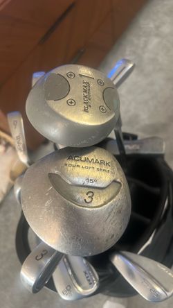 Mixed Clubs Golf Set W/Golf Balls, Tees, Accessories
