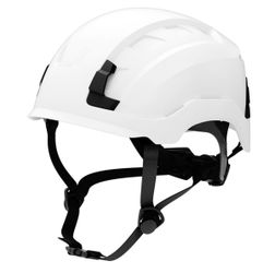 NEW GE GH401W White Non Vented Type 1 Class E OSHA Safety Helmet Hard Hat Koroyd