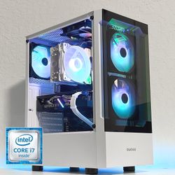 Harpy | White ATX Custom Gaming PC | i7-7700 | GTX 1660 Super | 16GB DDR4 | 512GB NVMe