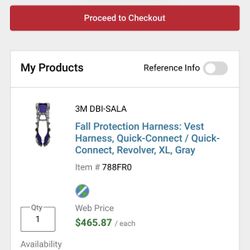 Fall Protection Harness