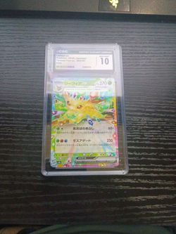 Japanese Pokemon Leafeon Ex Cgc 10
