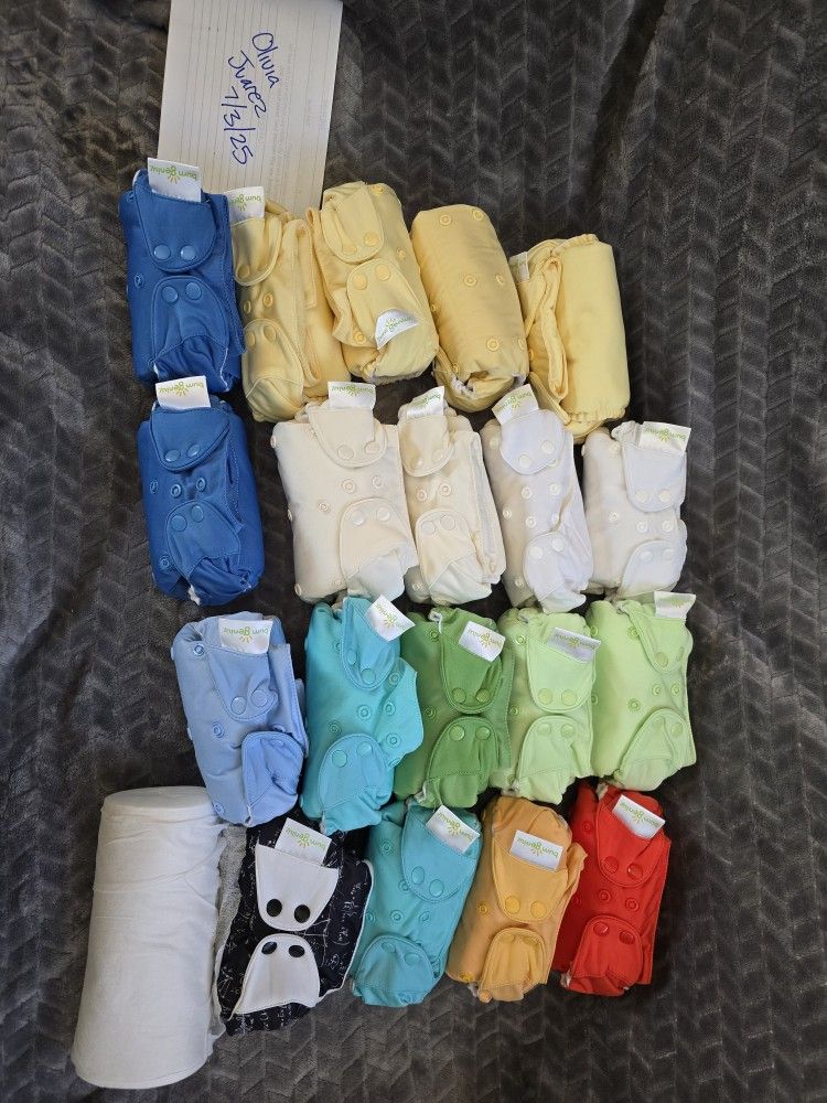 19 Bum Genius Cloth Diapers