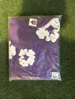 Purple denim tears hoodie