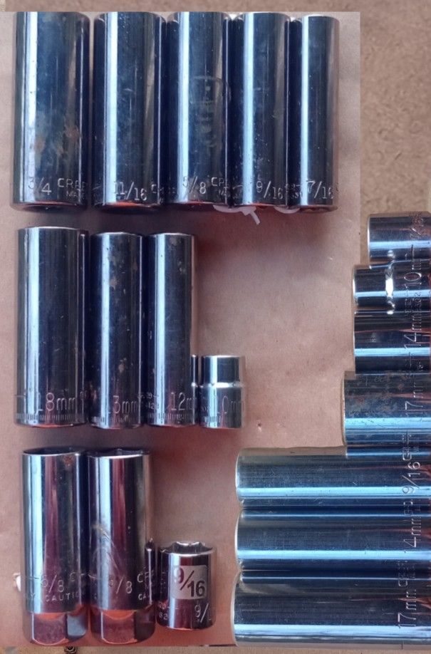 Craftsman G-Series Socket Lot