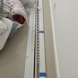 Blinds 8 Feet Tall By 72 Inches Wide For Privacy In A Double Door
