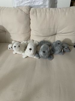 seal plush set - 2 available