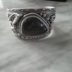 Sterling Onyx Bracelet 