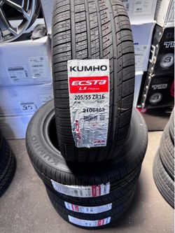 205-55-16 KUHMO ECSTA LX ALL SEASON MOUNT BANCE