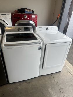 Used Samsung Washer and Gas Dryer