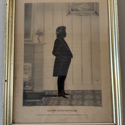 Antique American Lithograph, 1844 (181 Years Old)