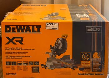 DEWALT DCS785B 12-Inch Double Bevel Sliding Miter Saw