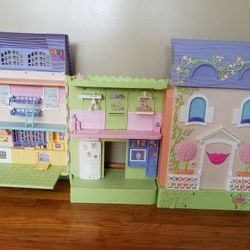 Used Learning Curve Doll House & Fisher Price Doll House