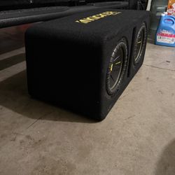 2 10 Inch Kicker Subwoofers 