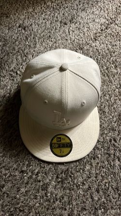 LA dodgers tan hat