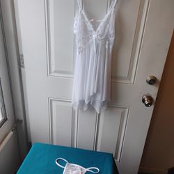 Avid Love Women's White Lingerie Set XS