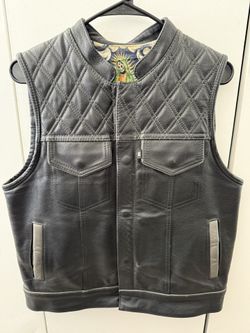 Espinozas Leather Vest