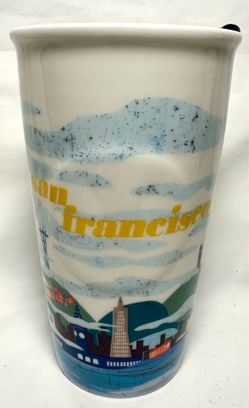 Starbucks 2016 San Francisco Skyline Ceramic Traveler Tumbler/Mug (10 fl oz)