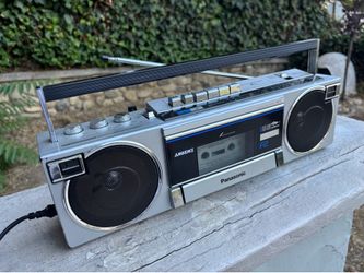 Panasonic mini boombox boom box stereo cassette radio