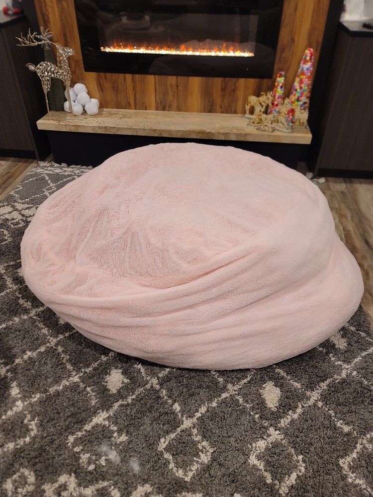 Giant Pink Memory Foam Chair