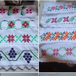 Servilletas De Punto De Cruz